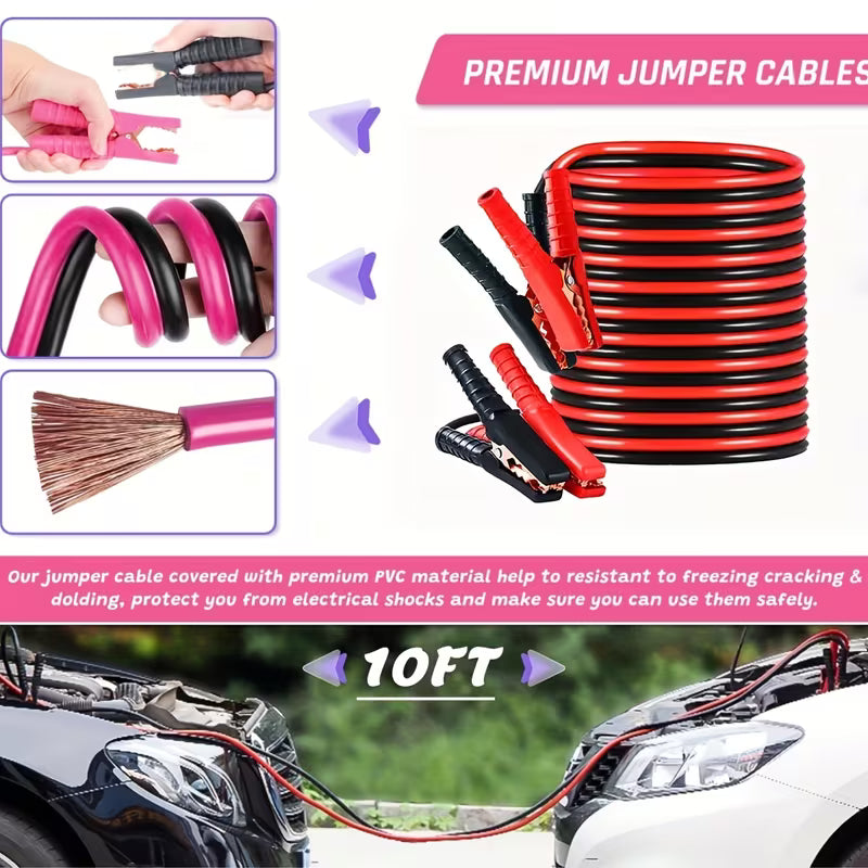 298pcs Roadside Car Repair Kits, Vehicle Repair Kits, Comprehensive Car Emergency Kits, Without Battery