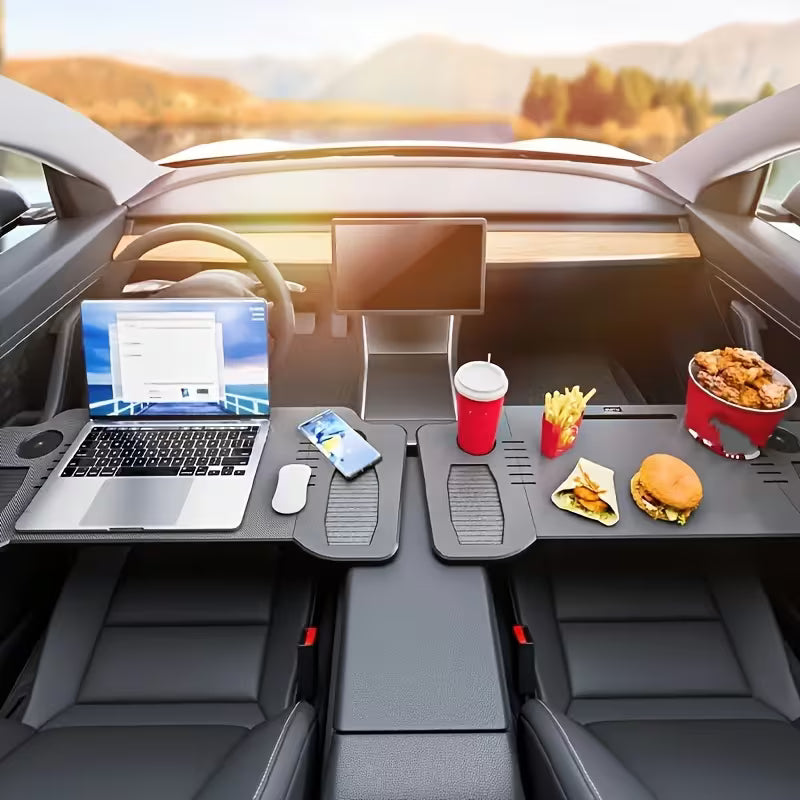 Portable Foldable Car Desk, ABS Material, Suitable for Drivers & Passengers, Tesla Y-3 Accessories