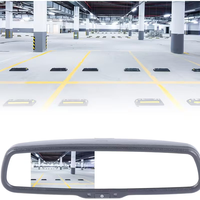 4.3-Inch TFT LCD Rearview Display for Vehicles, Compatible with Rearview Camera Systems, Suitable for Buick & Chevrolet