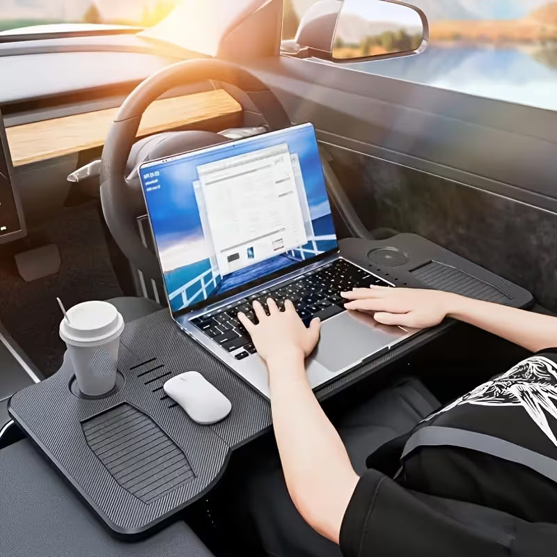 Portable Foldable Car Desk, ABS Material, Suitable for Drivers & Passengers, Tesla Y-3 Accessories