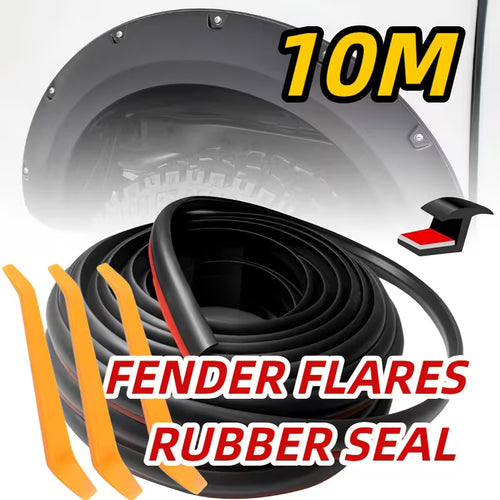 10-Meter Multifunctional Wheel Hub Sealing Strip, Includes 3 Pry Bars, Heavy-Duty Automotive