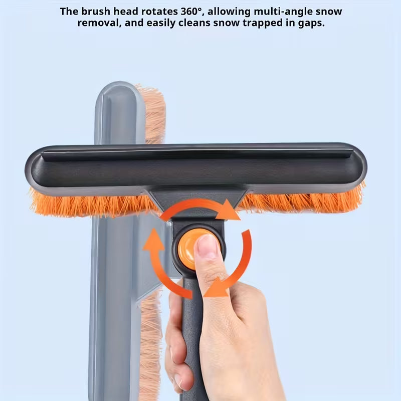 5-In-1 Aluminum Snow Shovel, Automotive Snow Shovel, Aluminum Alloy Retractable Snow Shovel & Ice Scraper