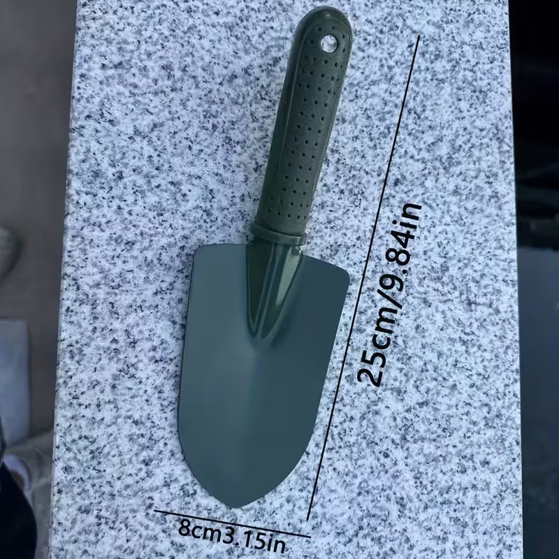 1pc Metal Gardening Shovel, Ergonomic Handle, Rust-Proof & Durable, Digging, Planting & Weeding Tool
