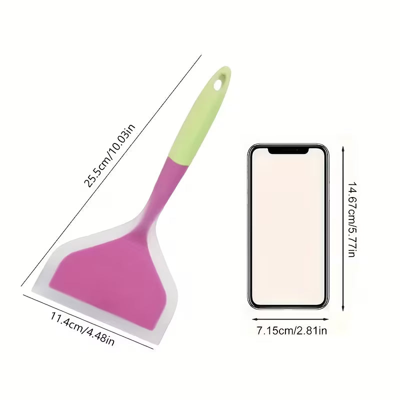 Silicone Spatulas, Heat Resistant Flexible Cake Pastry Spatula, Silicone Cream Baking Scraper, Non-Stick Butter Spatula, Dishwasher Safe
