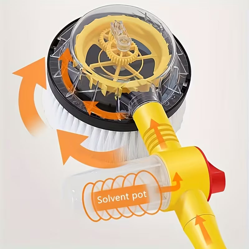 [Car Cleaning Brush] Car Cleaning Brush, Foam Additions, Automatic, Rotating, Long Handle