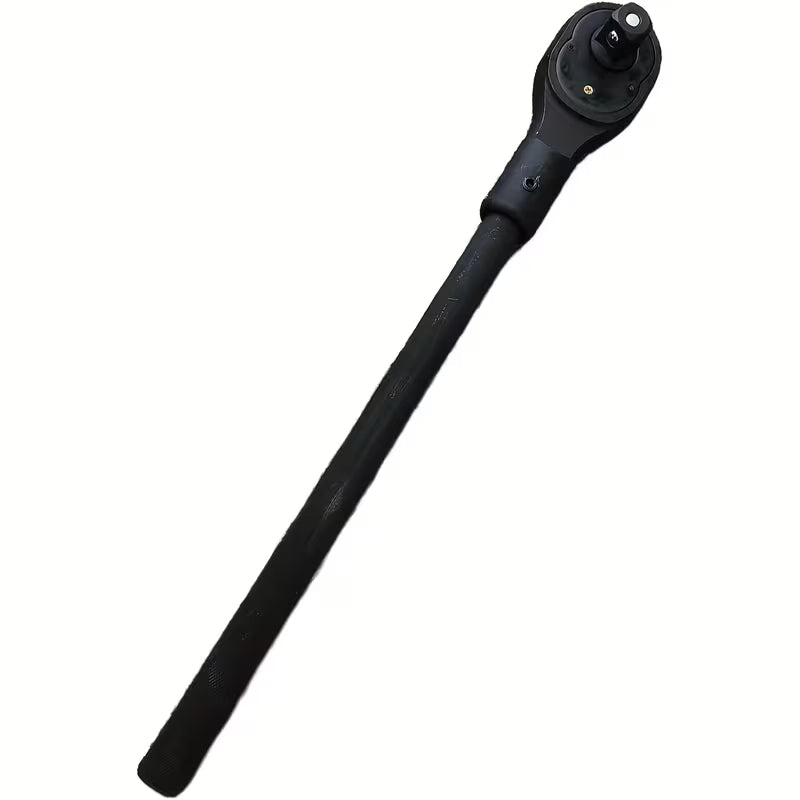 Heavy-Duty 19-Inch Adjustable Ratchet Wrench with Quick Release Socket - 3/4" Drive, Carbon Steel Construction,