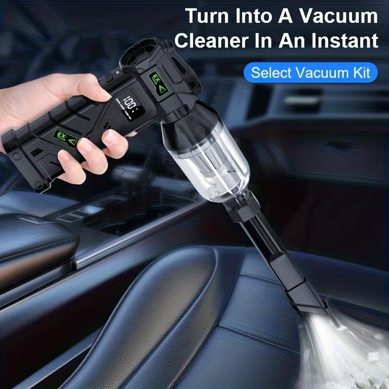 8900000RPH Super Turbo Fan with LED Light And Display Screen, Violent Fan Heavy-Duty 4-Speed (0-100) Turbo Jet Fan. Adjustable Dust Blower for Carpet/Tile/Pet Hair/Hardwood