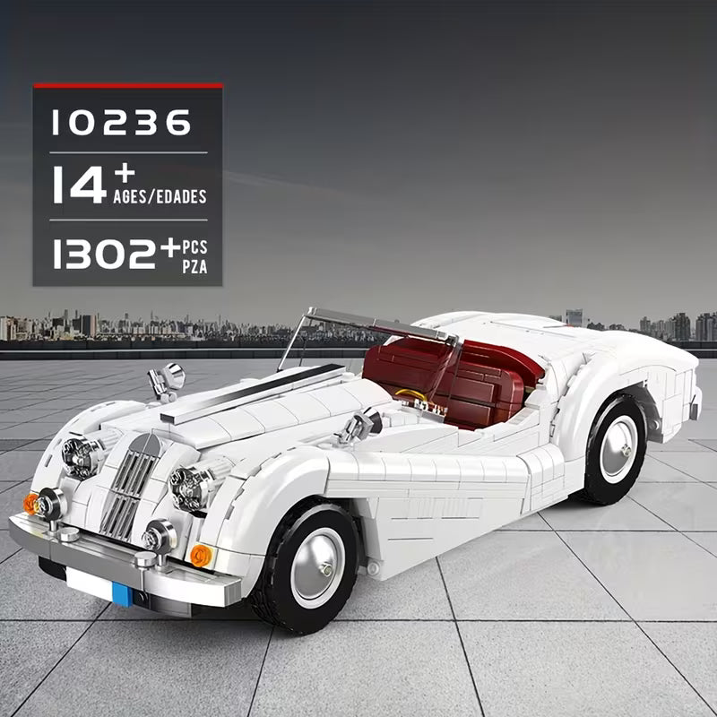 1302PCS Convertible Sports Car Building Blocks Set Best Choice for Car Enthusiasts, SPEBRICK 10236