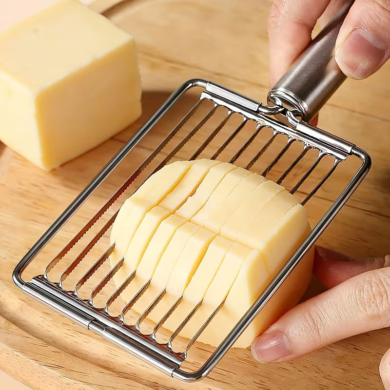 Stainless Steel Vegetable & Fruit Slicer, Tomato Slicer, Luncheon Meat Slicer, Egg Slicer, Multifunctional Vegetable Slicer