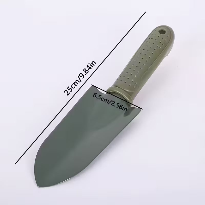 1pc Metal Gardening Shovel, Ergonomic Handle, Rust-Proof & Durable, Digging, Planting & Weeding Tool