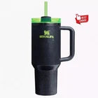 Stanley Quencher 40oz H2.0 FlowState Tumbler Black Travel Cup