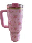 STANLEY x Love Shack Fancy Tumbler 40oz Ibiza Sunset Pink Floral Flowers