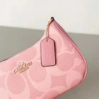 COACH Teri Shoulder Bag In signature canvas/Gold/Powder Pink