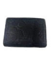 Louis Vuitton Claire Wallet Compact Leather Black Monogram Used