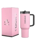 [MESSI X STANLEY] Quencher Pro Tour Flip Straw Tumbler 40oz Mesh Goat Pink
