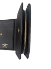 Louis Vuitton Claire Wallet Compact Leather Black Monogram Used