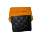 Louis Vuitton Damier Graphite Multiple Wallet Black Leather Bifold Men Auth