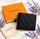 Louis Vuitton Damier Graphite Multiple Wallet Black Leather Bifold Men Auth