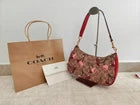 Model CY694 Teri Shoulder In Signature Canvas With Cherry Print CY694
