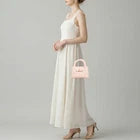 Chanel Kelly Nano Pink Quilted Leather Shopper Bag