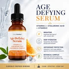 Age Defying Serum Vitamin C Hyaluronic Acid Facial Serum 2 oz