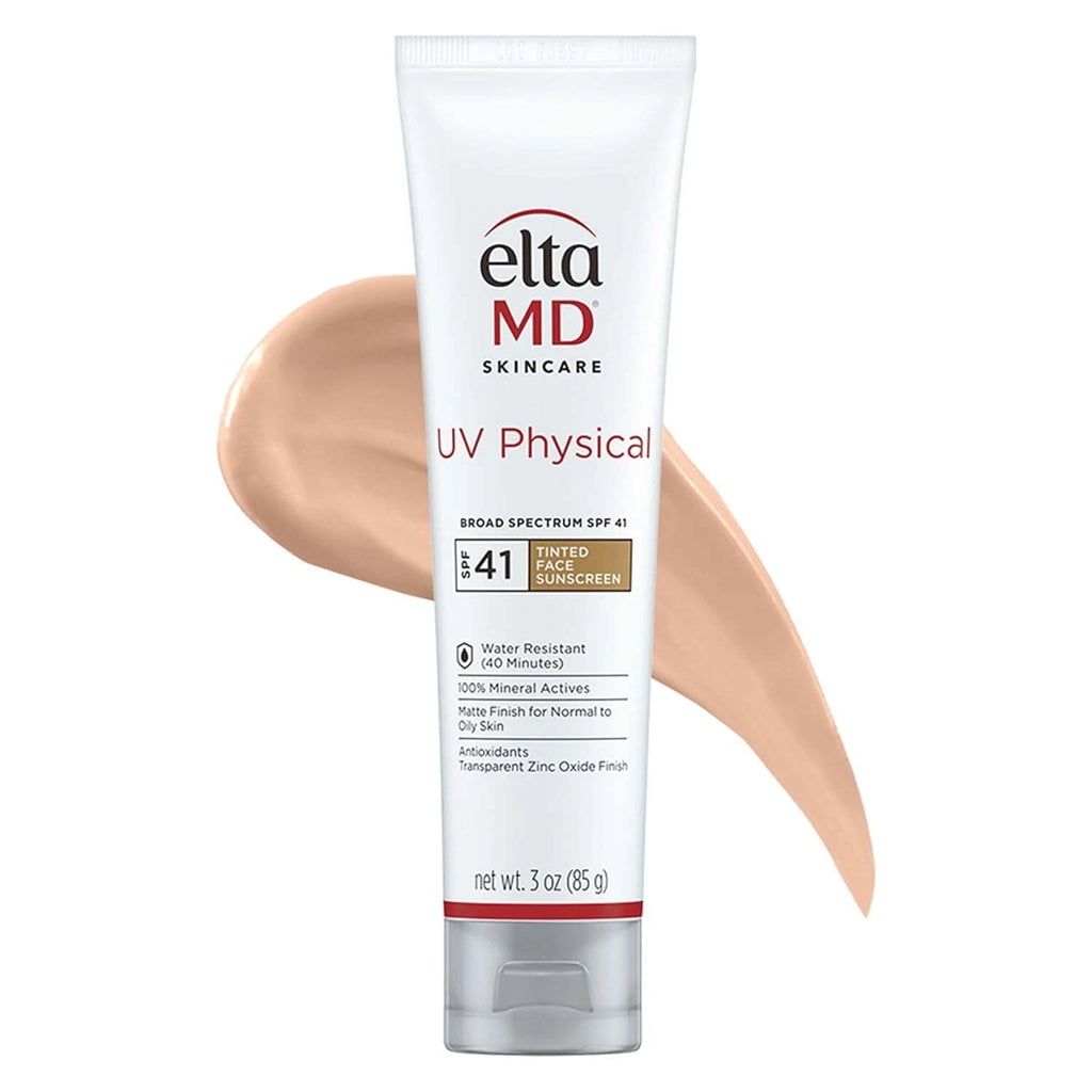 EltaMD UV Physical Tinted Sunscreen SPF 41 (3oz) – 100% Mineral