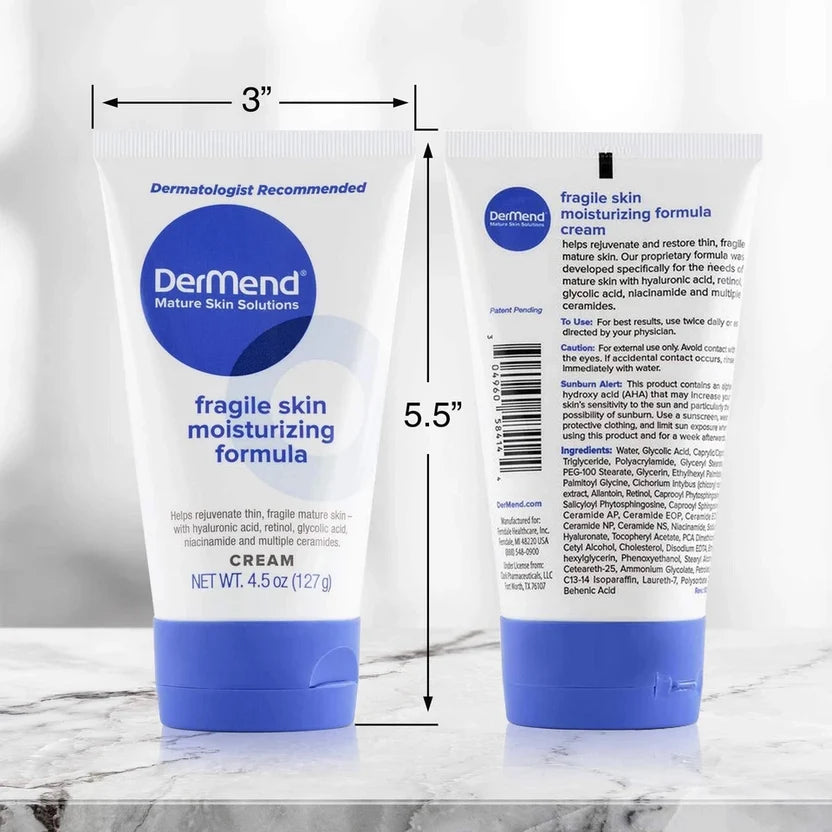 DerMend Fragile Skin Moisturizing Formula Cream 4.5 Oz.