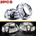 Angel Eye Dual-Light 3.0inch Round Lens Cover- Abs Resin, Car Headlight Decorative Housing