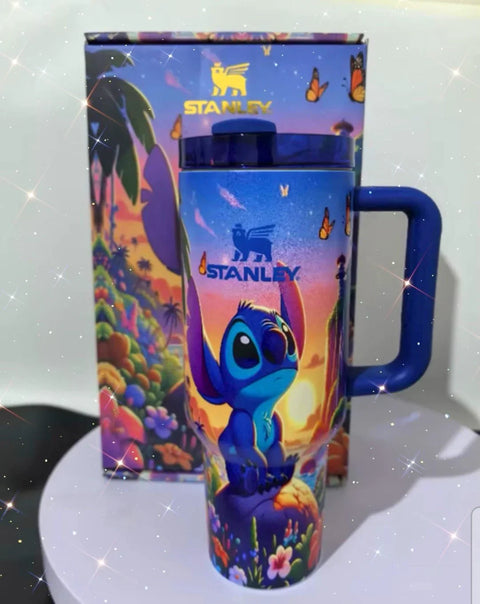 Limited Edition Blue Hearts 40oz Insulated Tumbler with Box