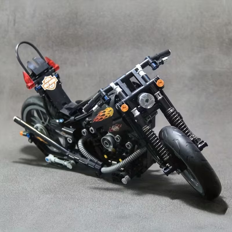 1000+ PCS Muscle Motorcycle Building Blocks, ABS Model Kit