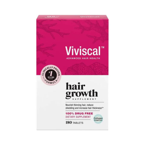 Hair Growth Support Supplement for Women – Thicker, Fuller-Looking Hair Formula (180 Tablets, Max Strength)