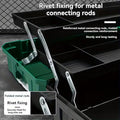 Large Plastic Tool Box Organizer | Multi-Layer Portable Storage Box for Tools & Small Parts