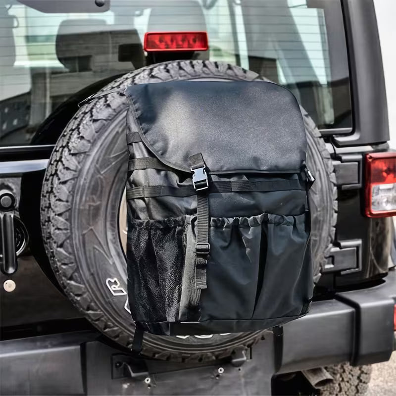 SUV Spare Tire Storage Hanging Bag, Off-Road Vehicle Trash Bag, Large Capacity Trash Bag,