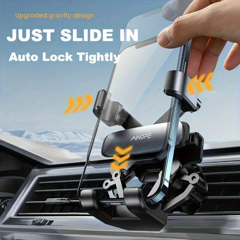 This Is a 3-In-1 Car Phone Holder That Can Be Mounted on The CD Slot Or Air Vent, Featuring an Extendable Arm And 360° Rotation. It Is The Upgraded Version from 2025 And Works with Both Iphone And Android Devices Ranging from 4 to 7 Inches