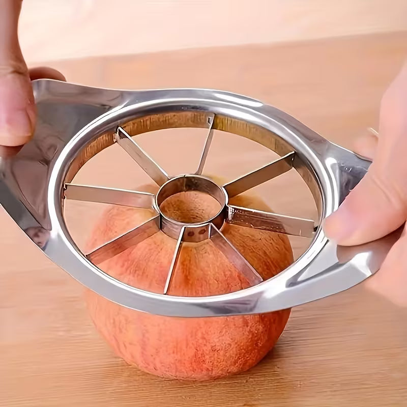 1pc Stainless Steel Apple Corer Slicer, Creative Kitchen Fruit Cutter, Multifunctional Fruit Divider